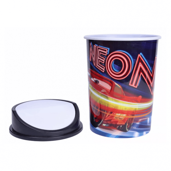 Cars Dustbin with Lid - Image 3