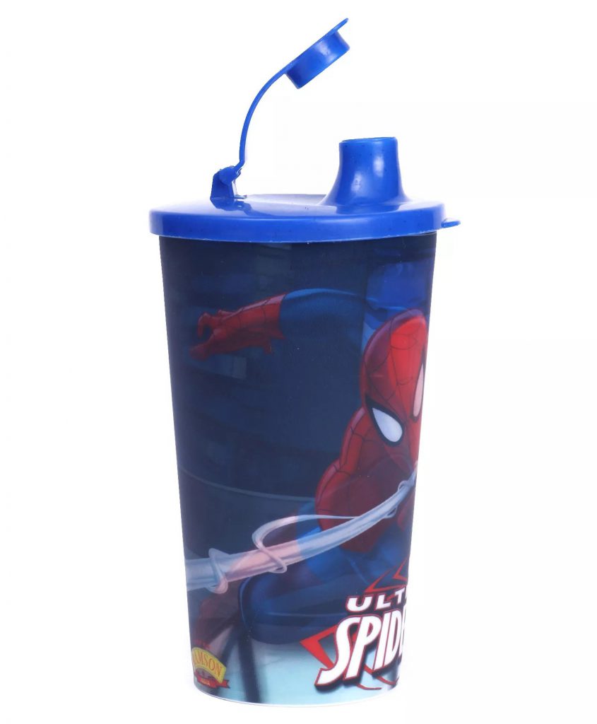 Spiderman 3D Big Sipper Cup With Lid 700 ml Ramson Industries