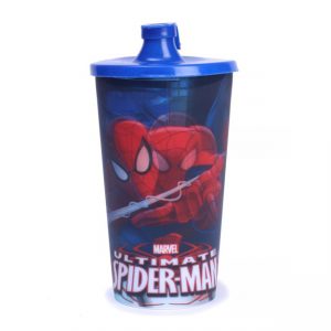 Pack of 3) Air Tight Sippy Cups 350 ml/ Spiderman Sippy Cups