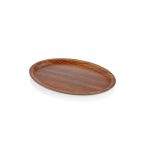 Oval Espresso Tray  - Oak Series