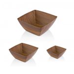 Square Bowl - Oak Series