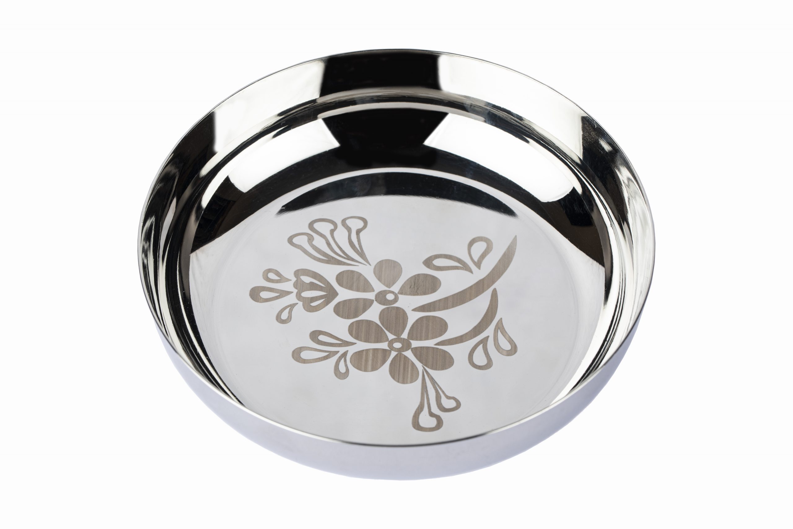 Deep Pudding Plate Floral design - Image 2