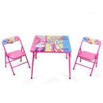 Barbie folding table and chair set