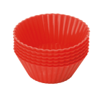Silicone Muffin Mould Round 6 Pc