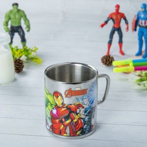 Ramson 3D Embossed Spiderman Drinking Gift for Kids Plastic