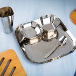 Square Thali Set - Ring Design