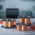 Mini Tope Set 3 pcs Copper