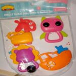 Jungle Safari Baby Rattle & Teether 4 pc Set