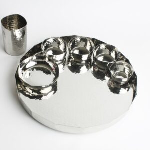 Octagonal Thali Set of 8 pcs - Hammer