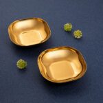 Square Pudding Plate - PVD