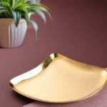 Triangular Platter Abstract - Hammer - PVD