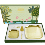 Snack Set Square 14 Pc - PVD