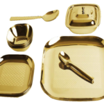 Square Dinner Set 21 pcs - PVD