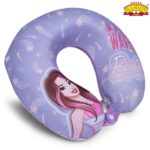 Barbie Purple Neck Pillow - Memory Foam