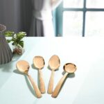 Crystal Serving Spoon Set - PVD Hammer